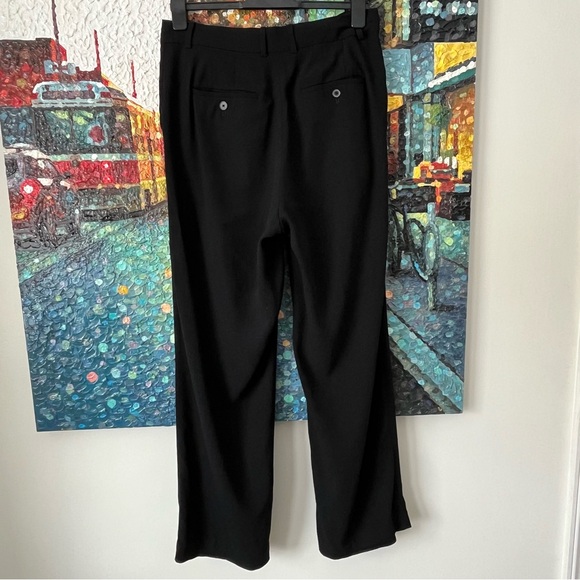 Aritzia Babaton Agency Pants Crepette material size 10 full length - Picture 3 of 10